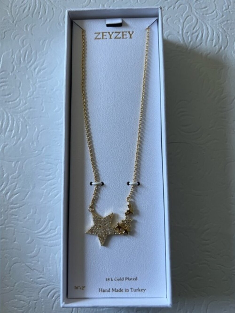 Sterling Silver Stars Necklace